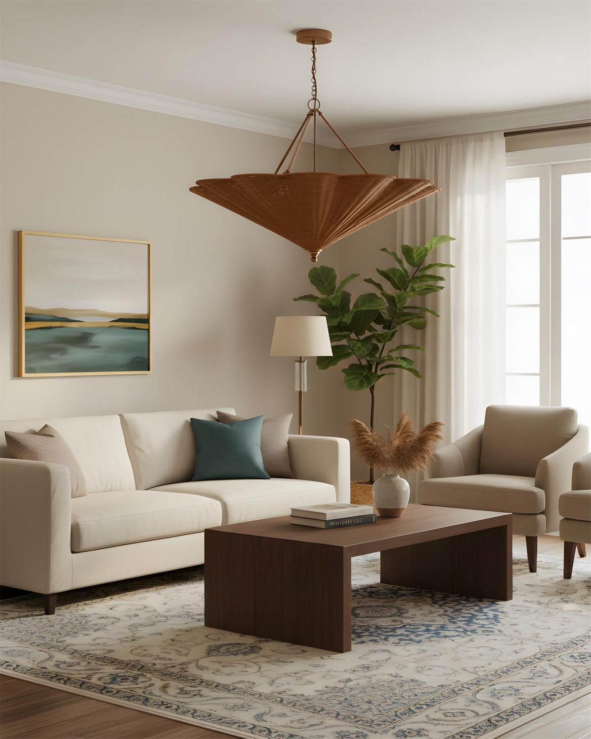 Lampadario scultoreo Silella
