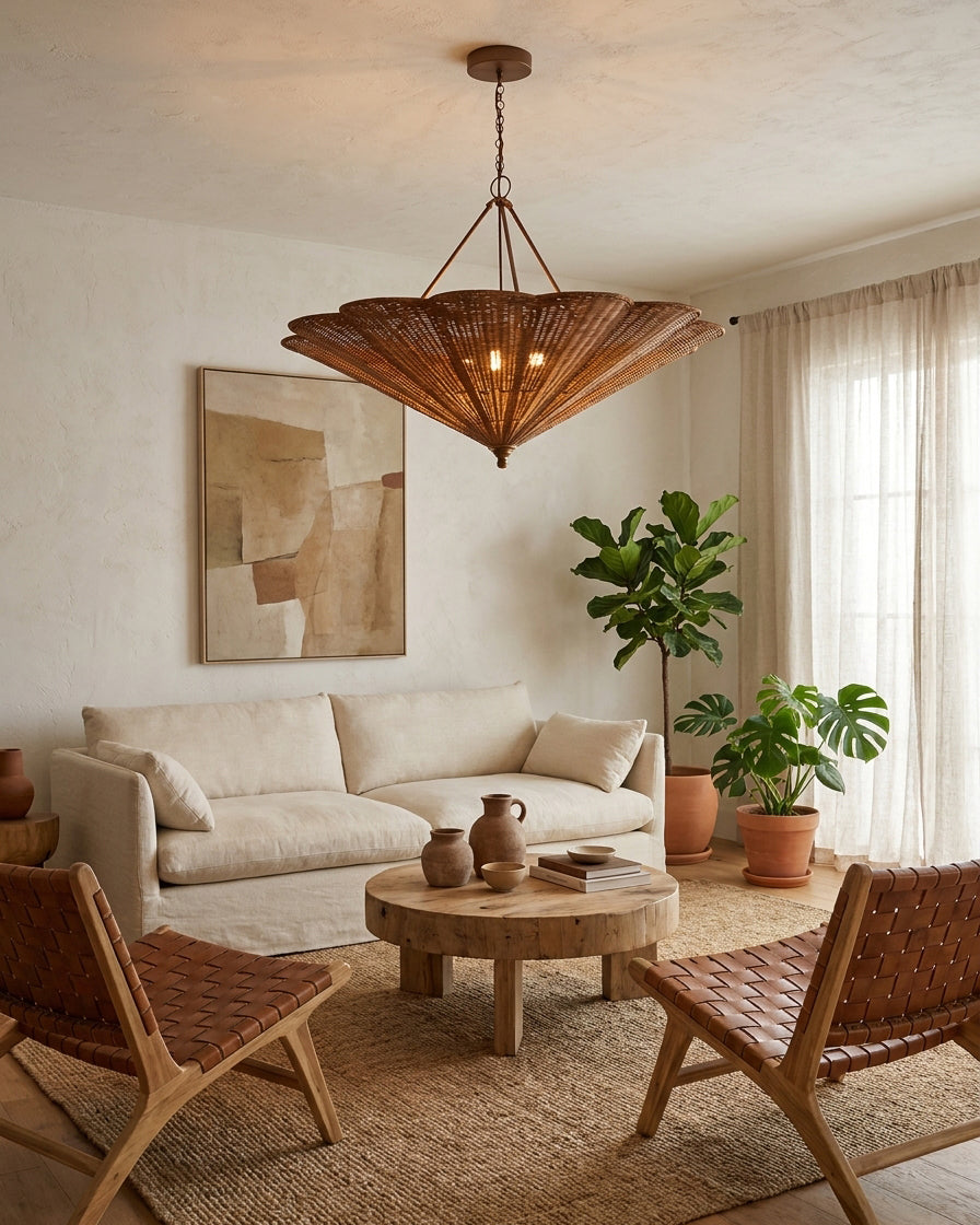 Lampadario scultoreo Silella