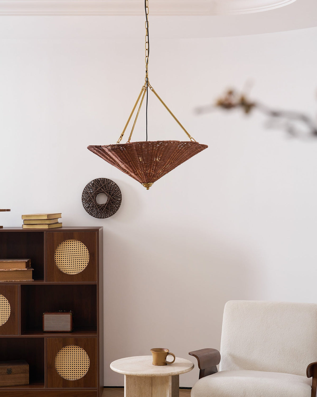 Lampadario scultoreo Silella