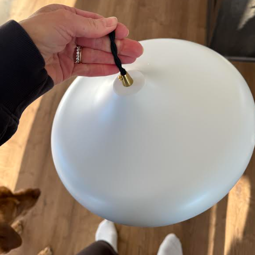 Lampada a sospensione rotonda Molisaea
