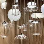 Lampada a sospensione globo Pauivo