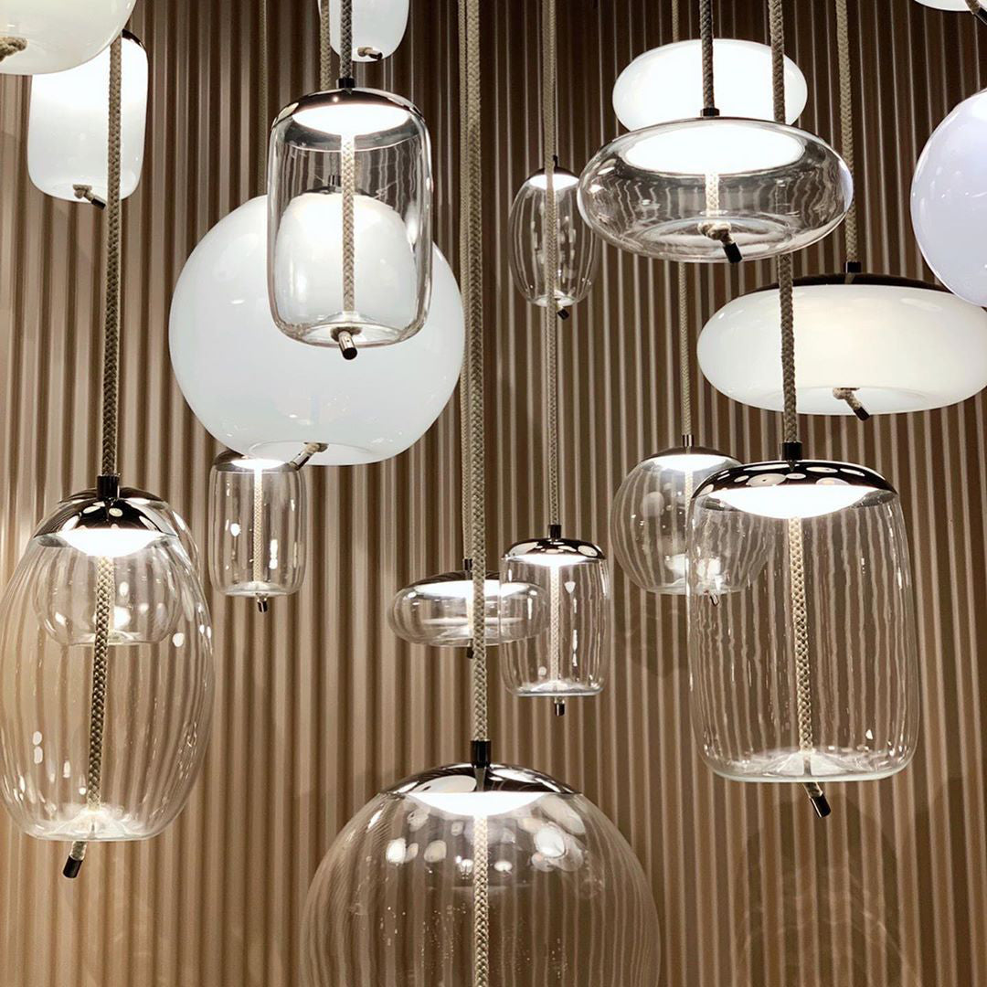 Lampada a sospensione globo Pauivo