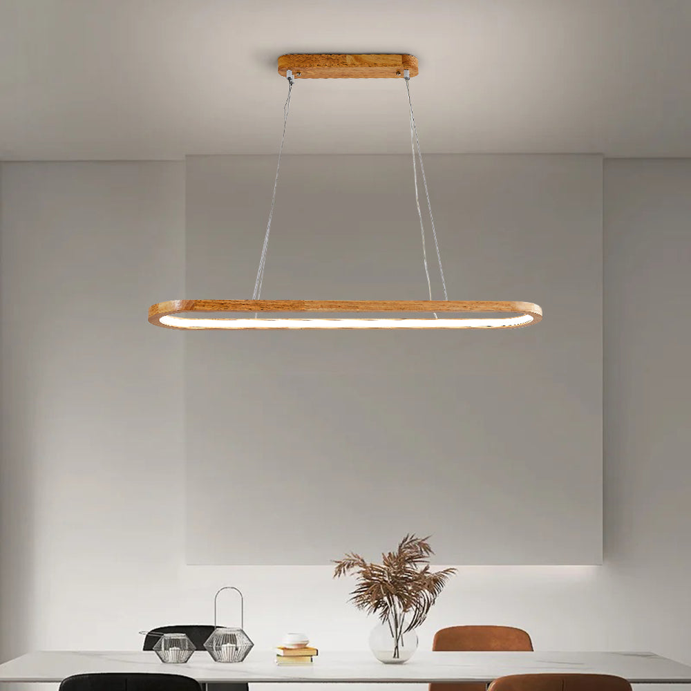 Lampada a sospensione ovale Zovela