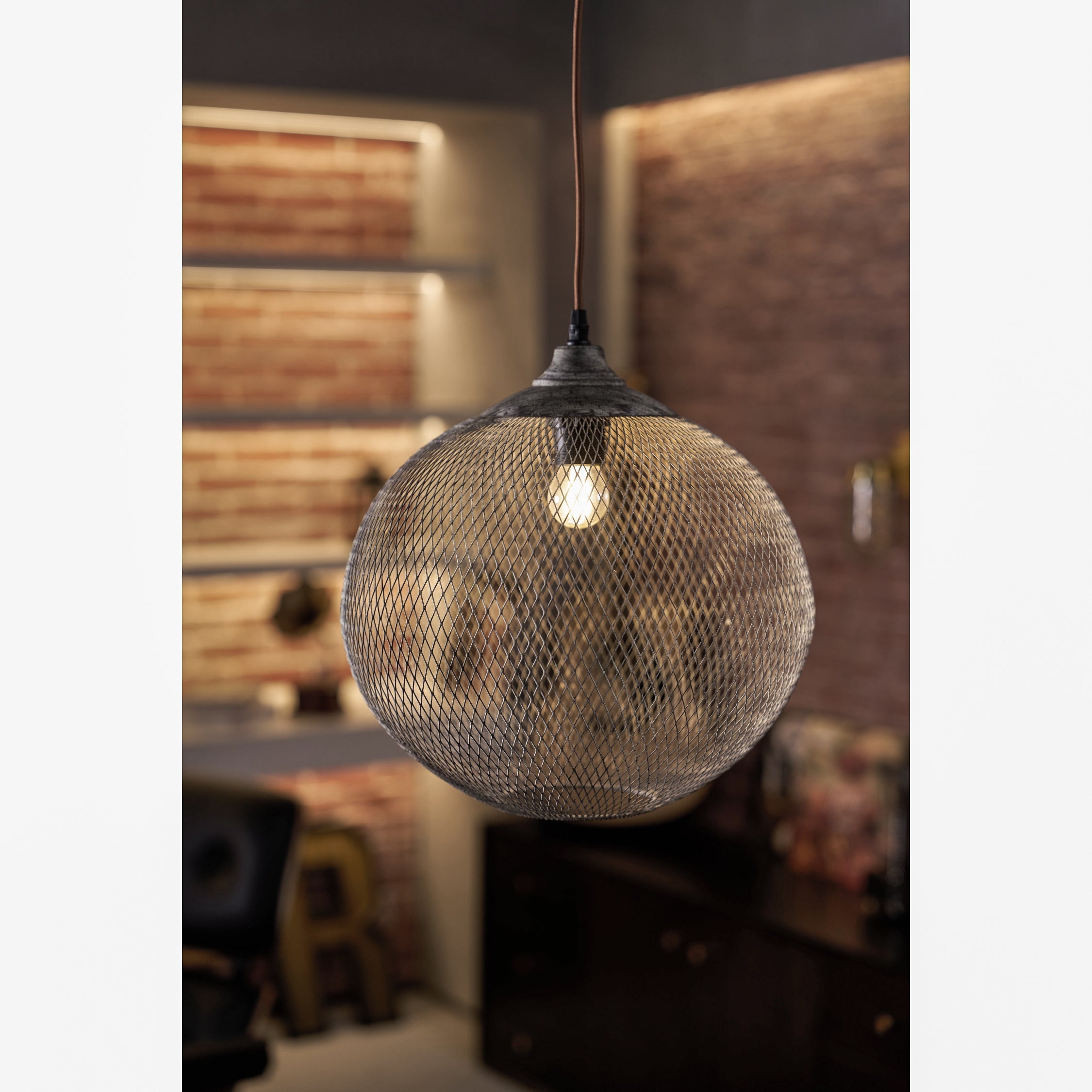 Lampada a sospensione globo Dalelino