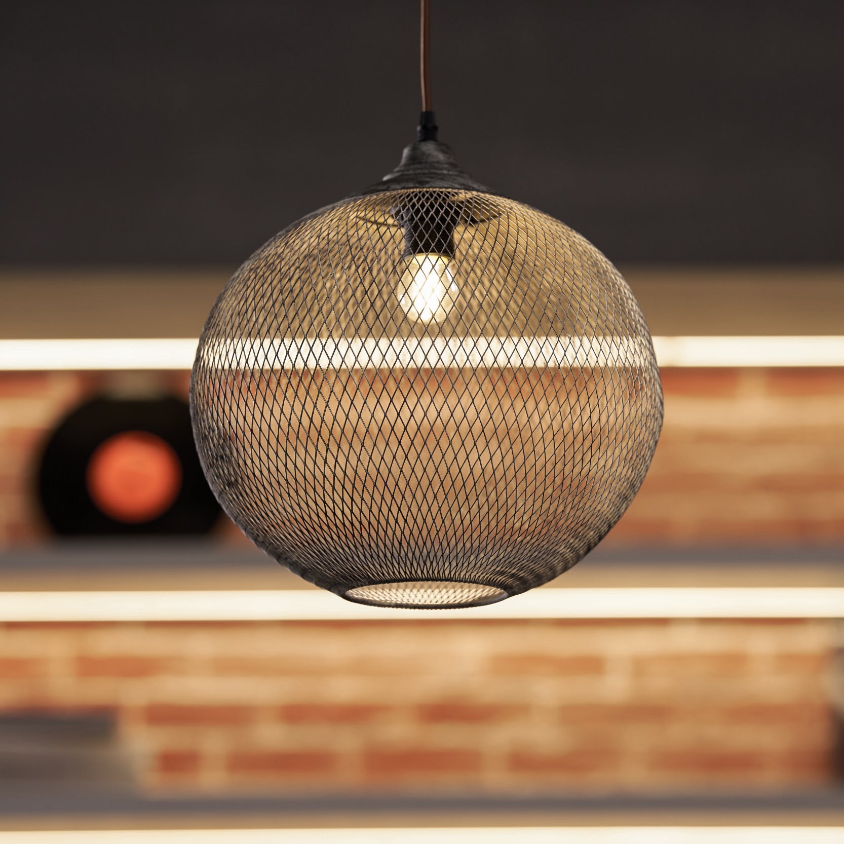 Lampada a sospensione globo Dalelino