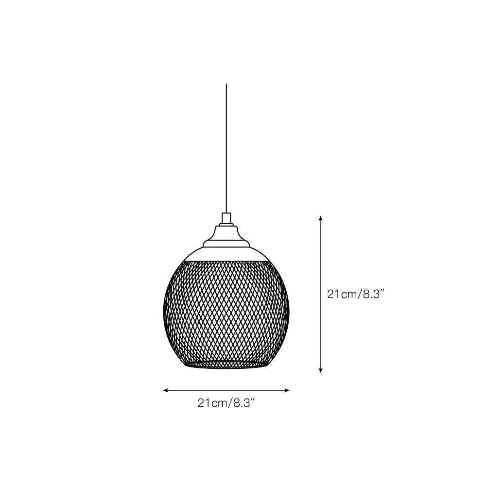 Lampada a sospensione globo Dalelino