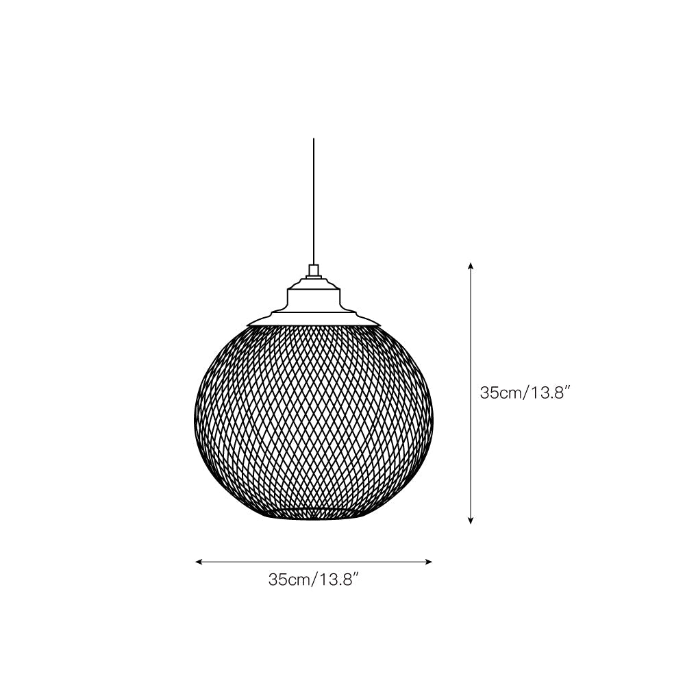 Lampada a sospensione globo Dalelino