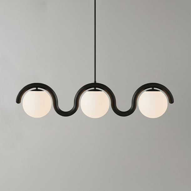 Lampadario lineare Filome
