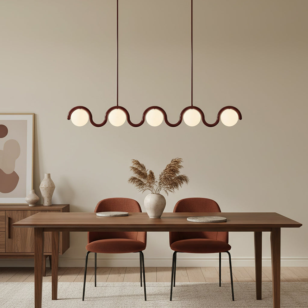 Lampadario lineare Filome