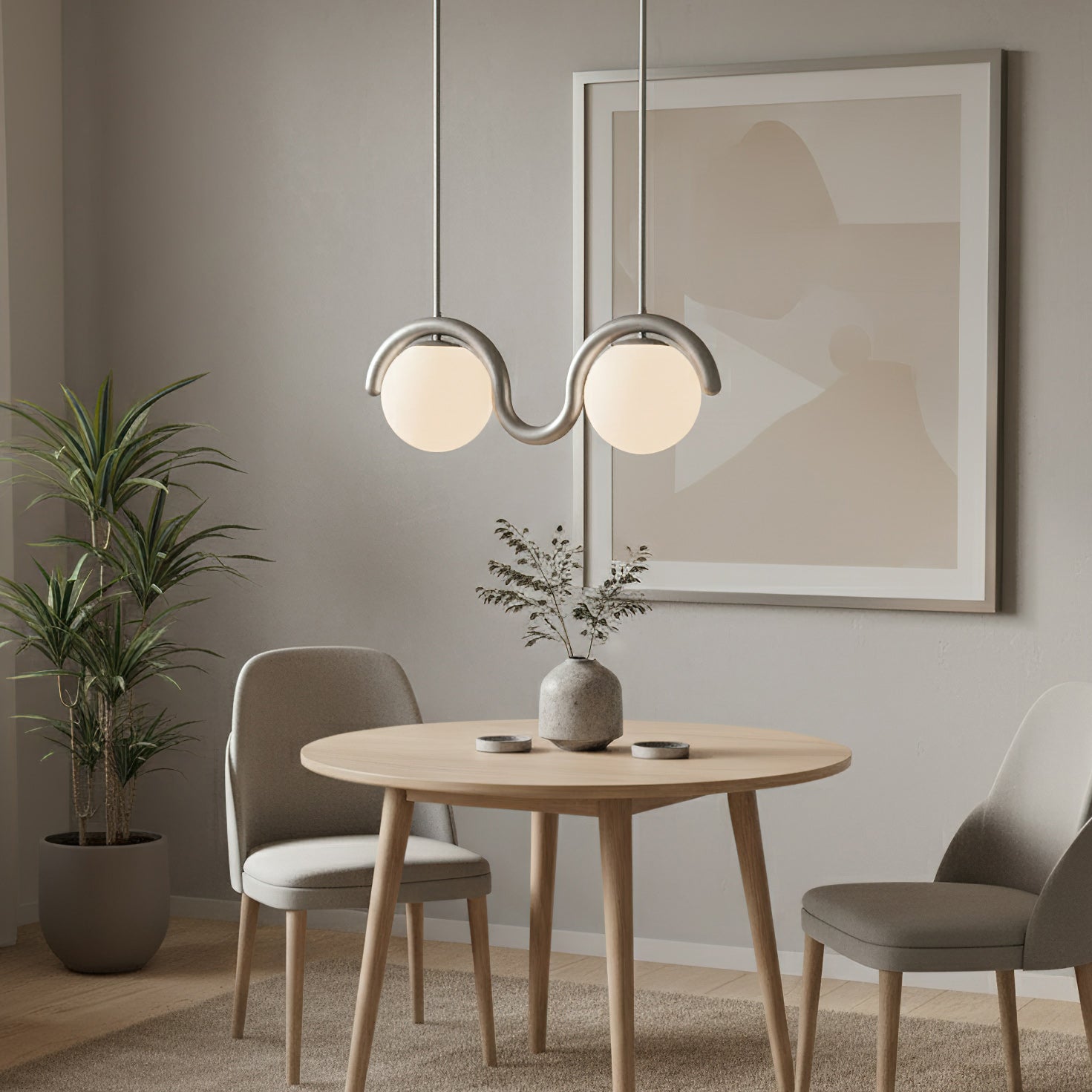 Lampadario lineare Filome