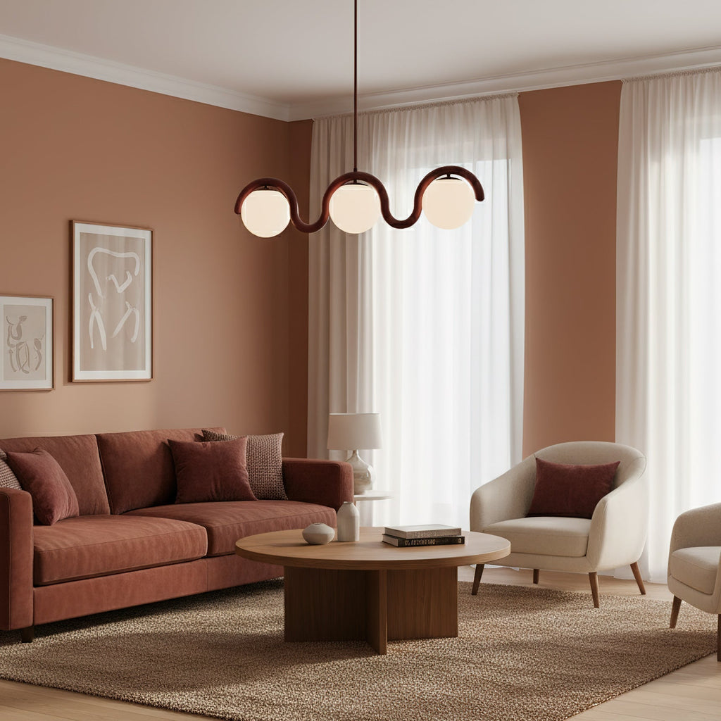 Lampadario lineare Filome