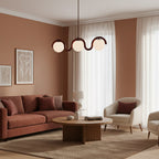 Lampadario lineare Filome