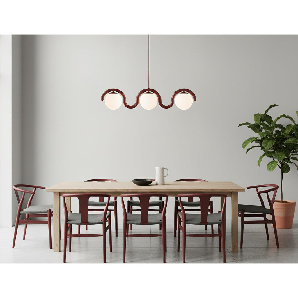 Lampadario lineare Filome