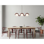 Lampadario lineare Filome