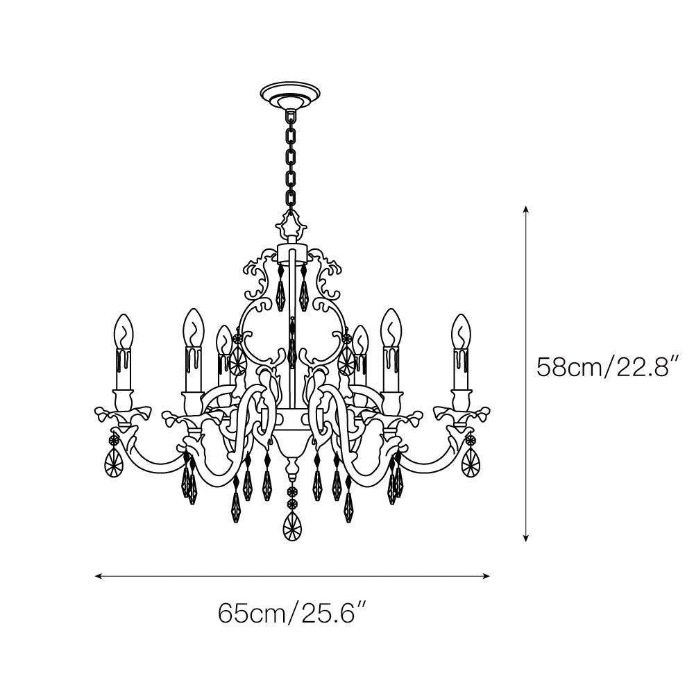 Lampadario classico Feneli