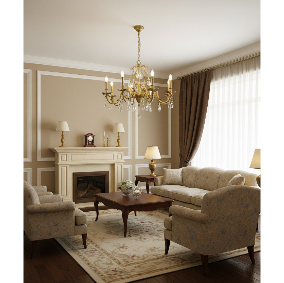 Lampadario classico Feneli