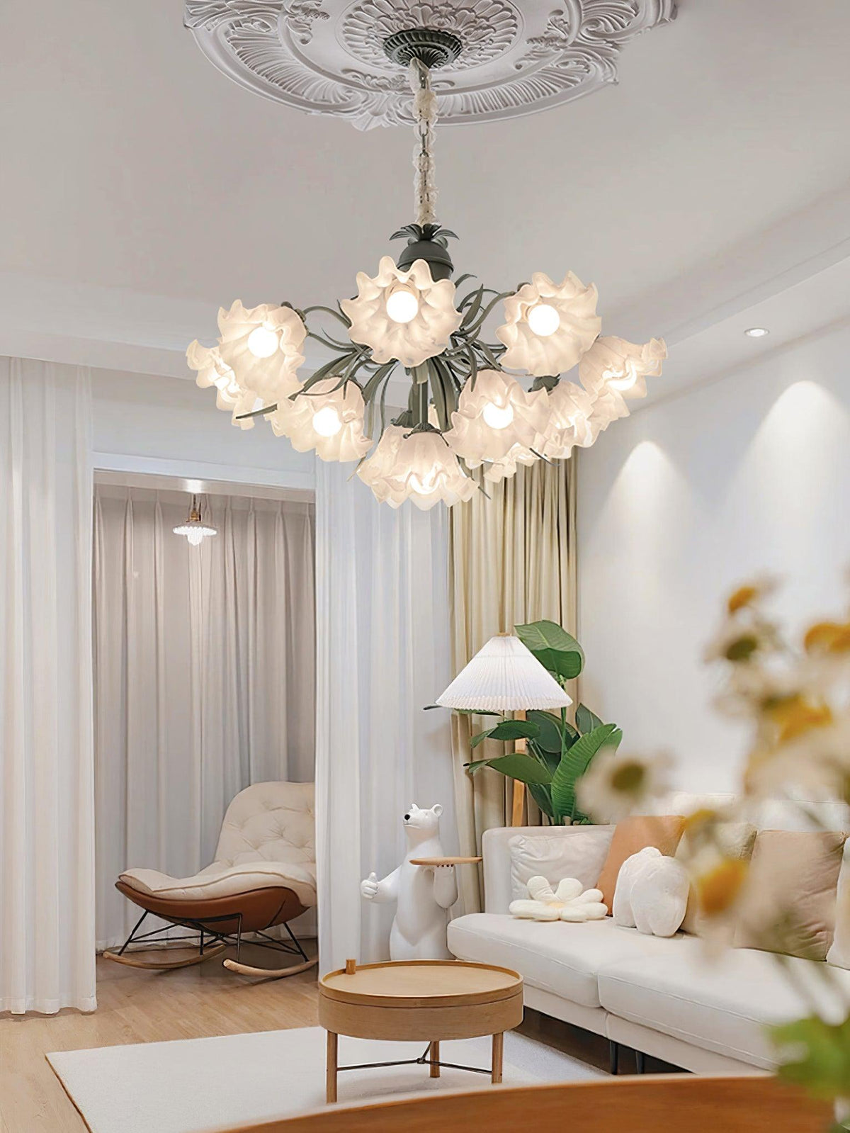 Lily of the Valley Flower Chandelier – detail 38
