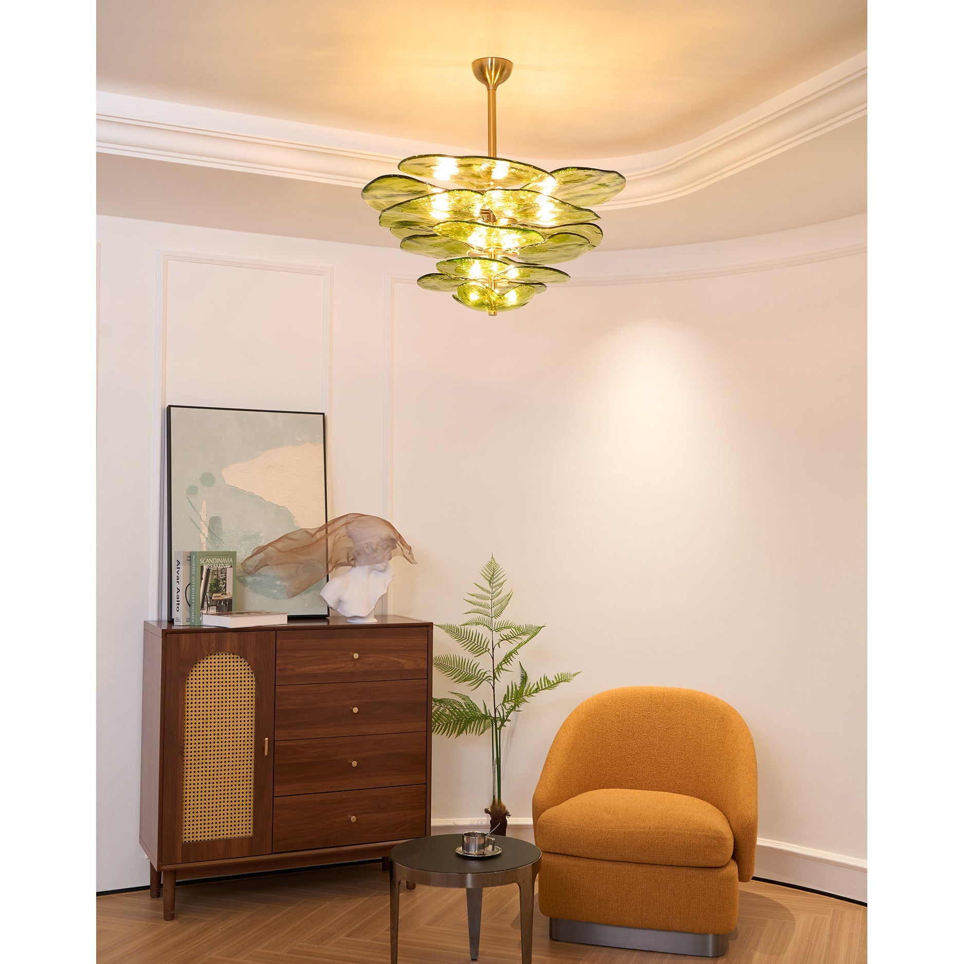 Lampadario a cascata Velenessa
