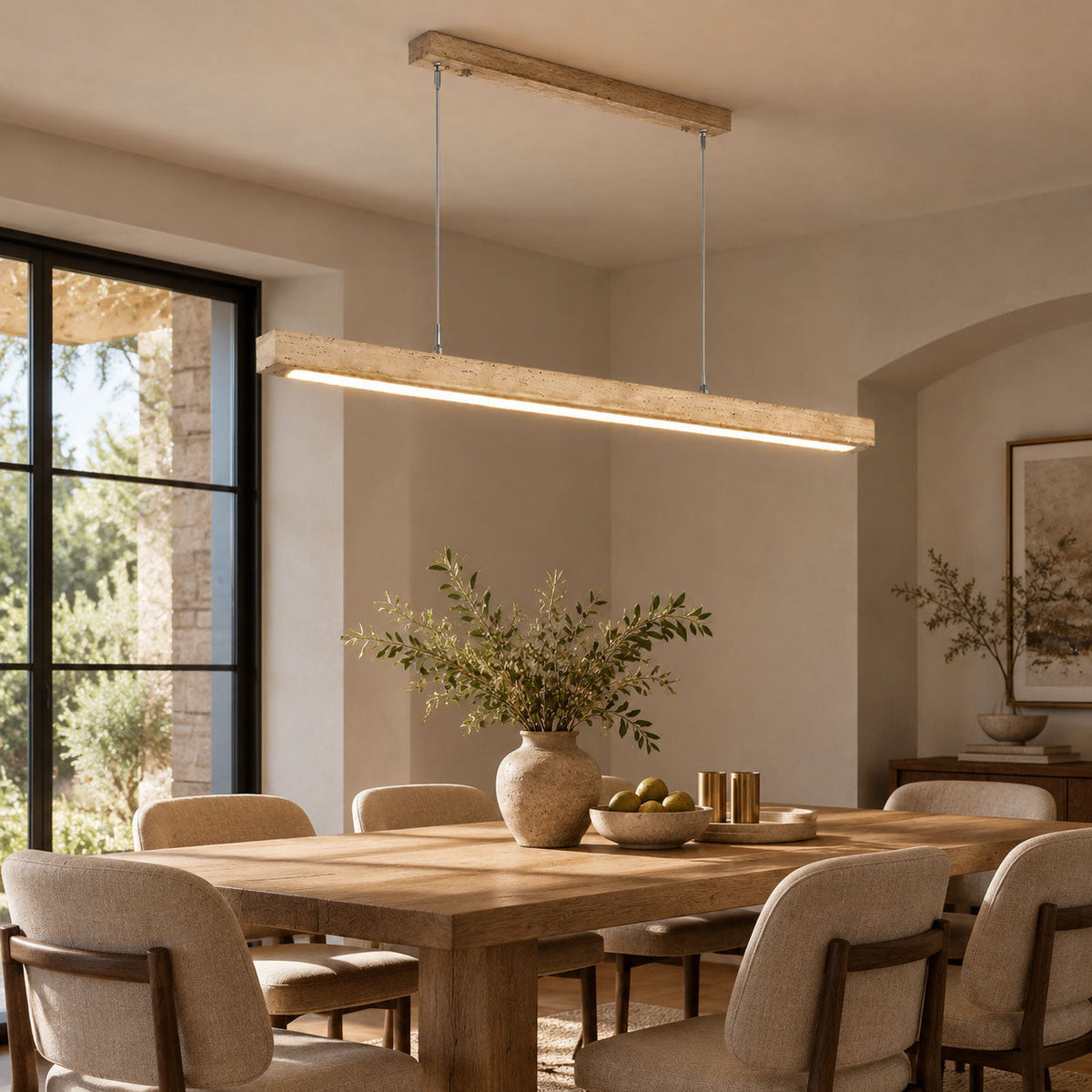 Lampada a sospensione lineare Celiali
