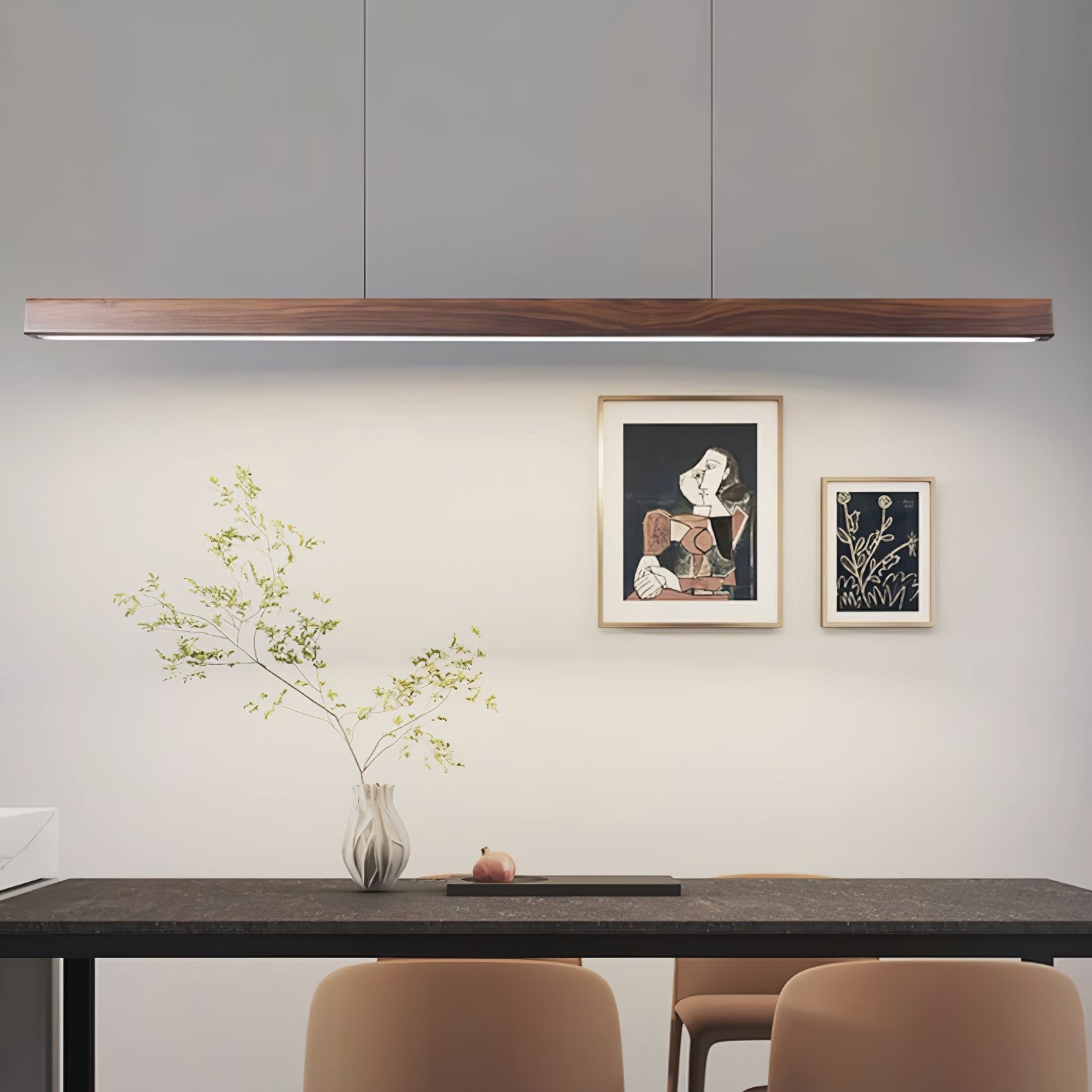 Lampada a sospensione lineare Lioriiro