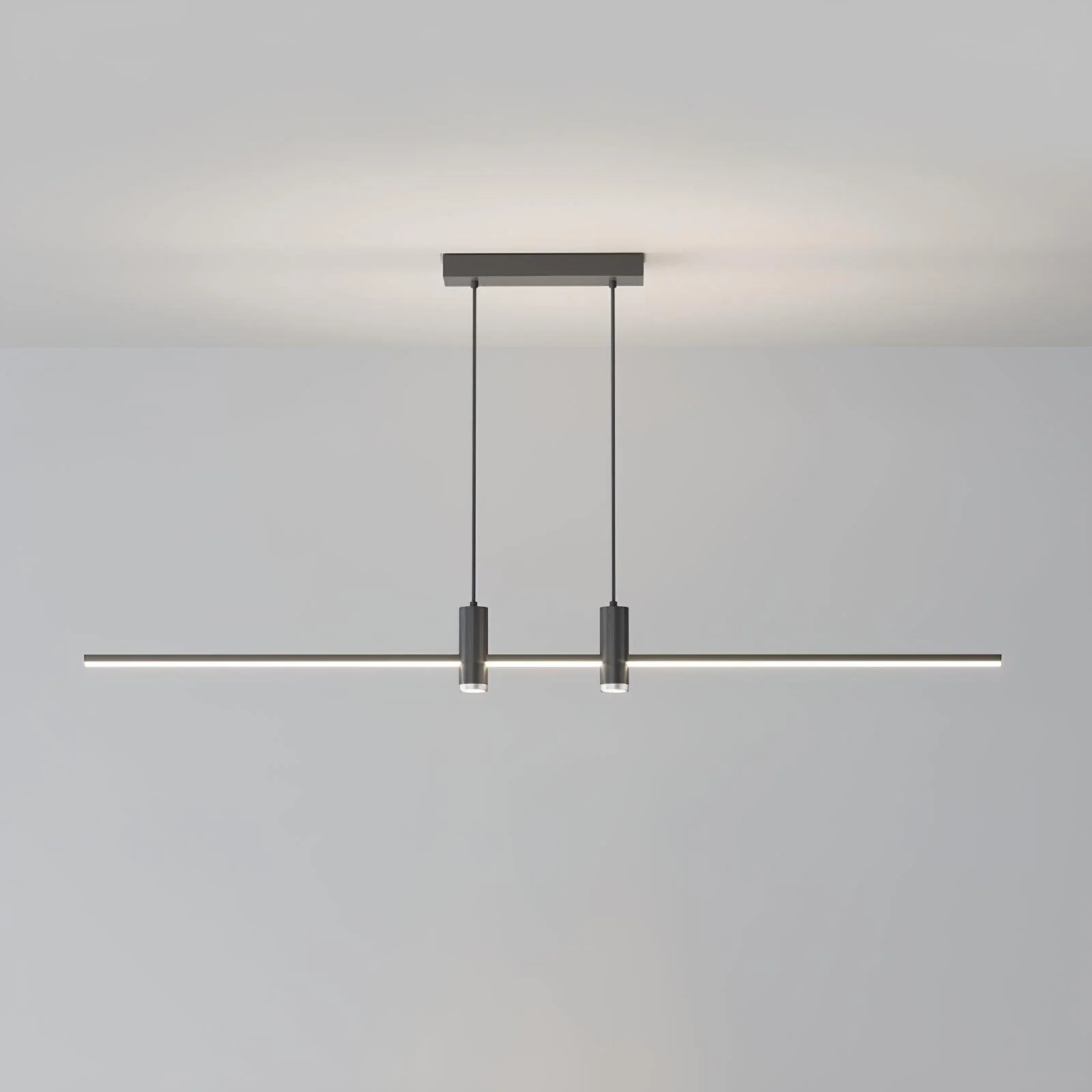 Lampada a sospensione lineare Chiisali
