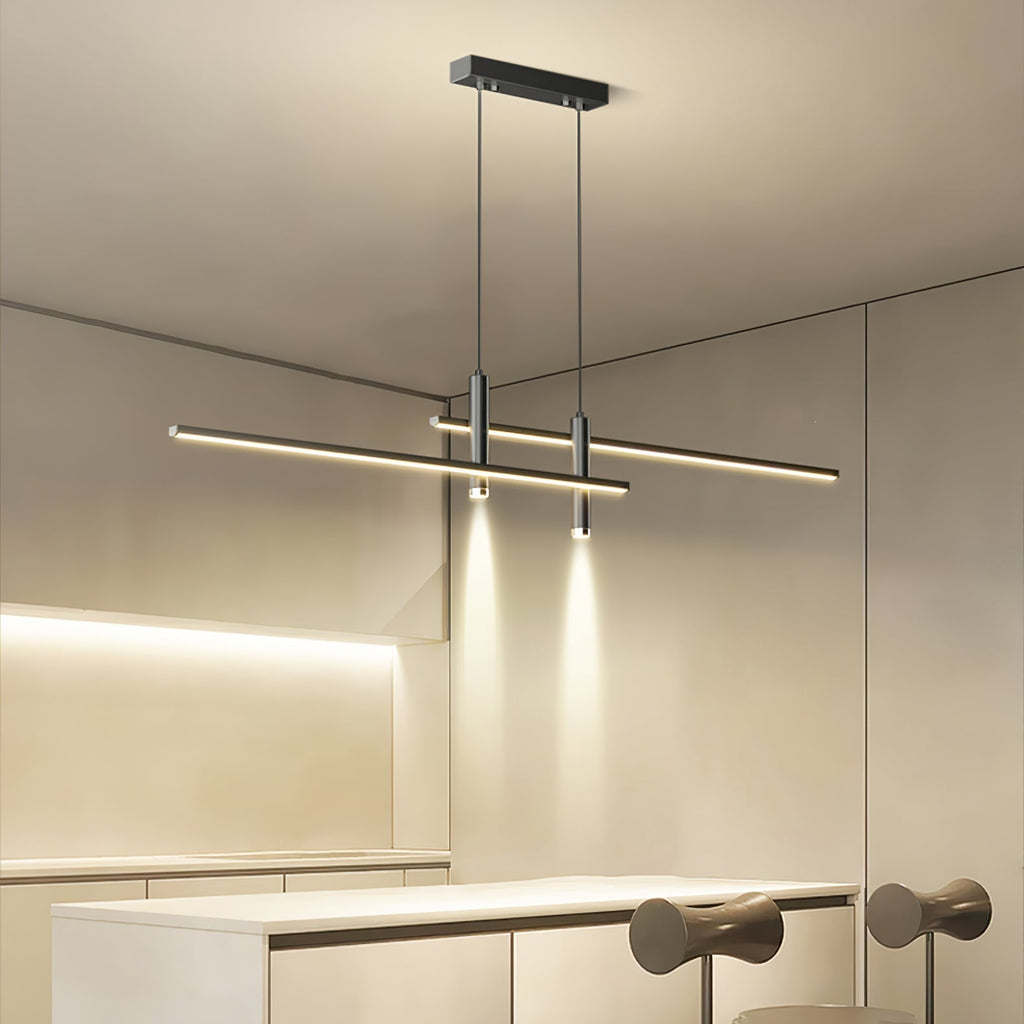 Lampada a sospensione lineare Terora