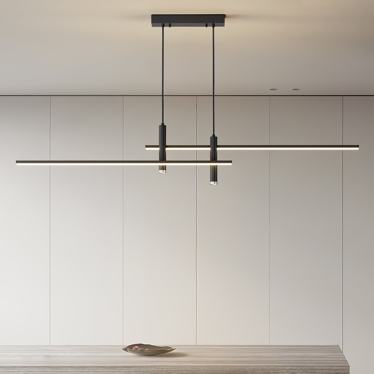 Lampada a sospensione lineare Terora