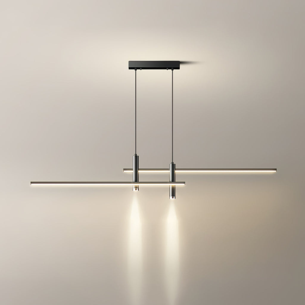 Lampada a sospensione lineare Terora