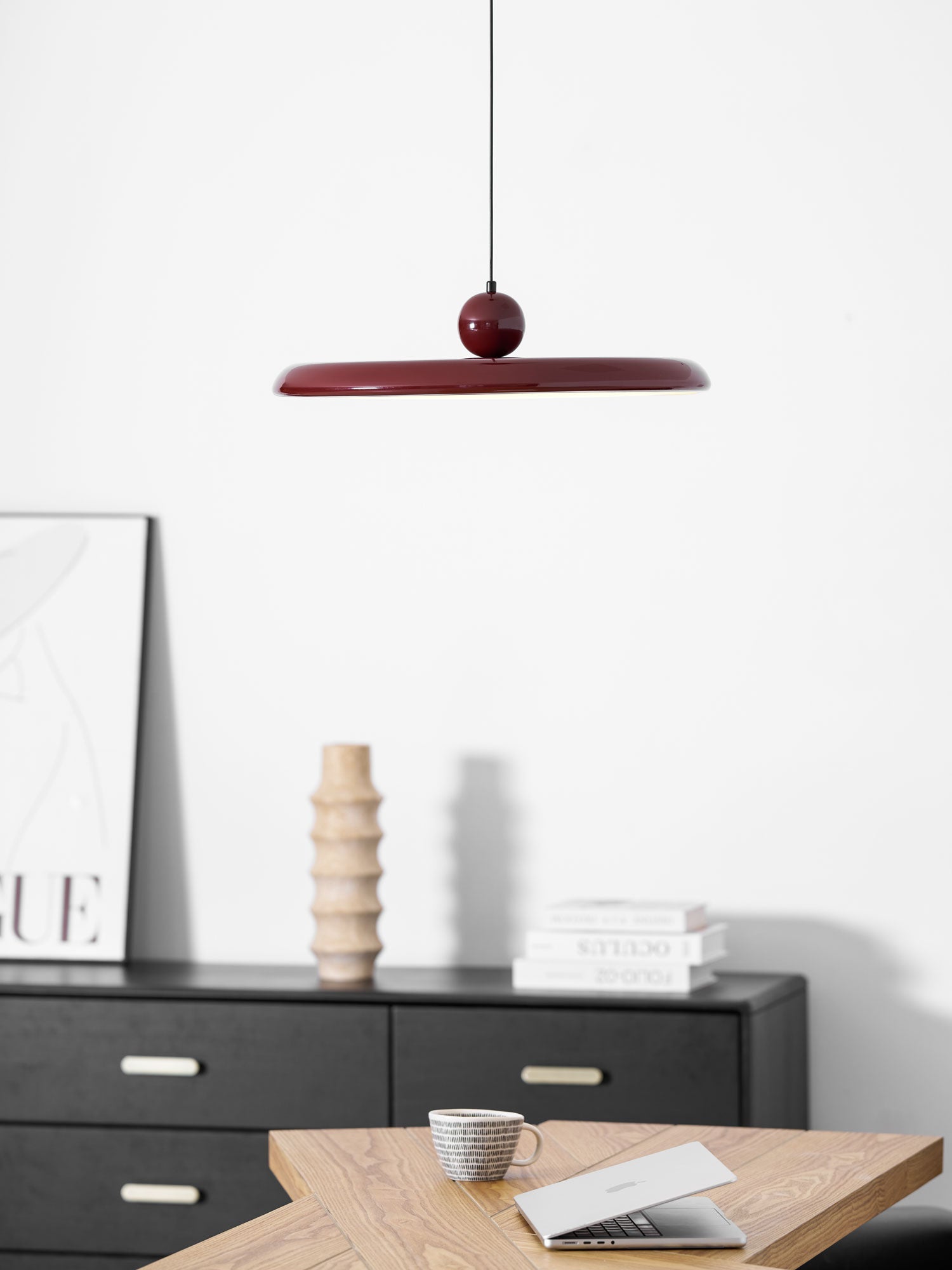 Lampada a sospensione rotonda Ororella