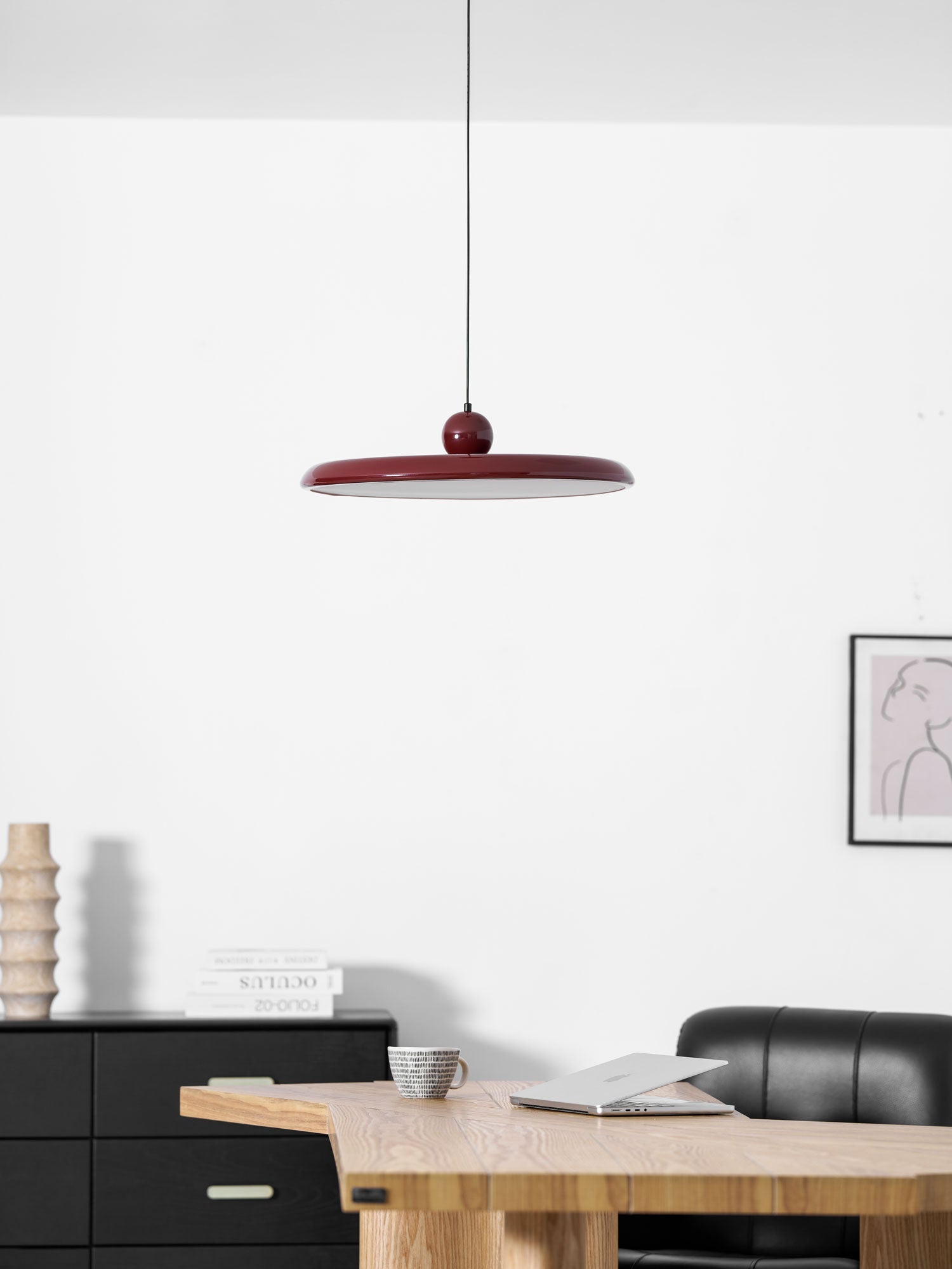 Lampada a sospensione rotonda Ororella