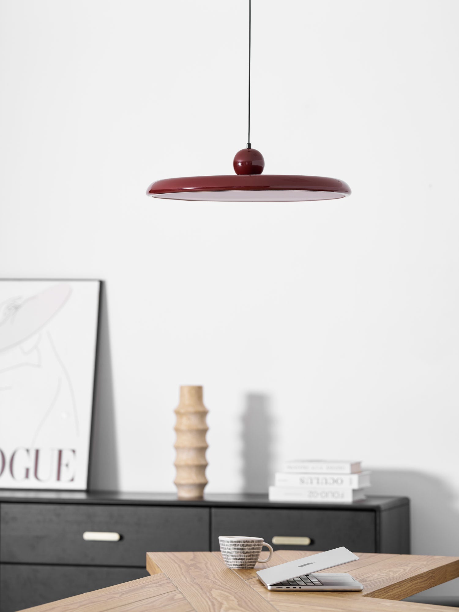Lampada a sospensione rotonda Ororella