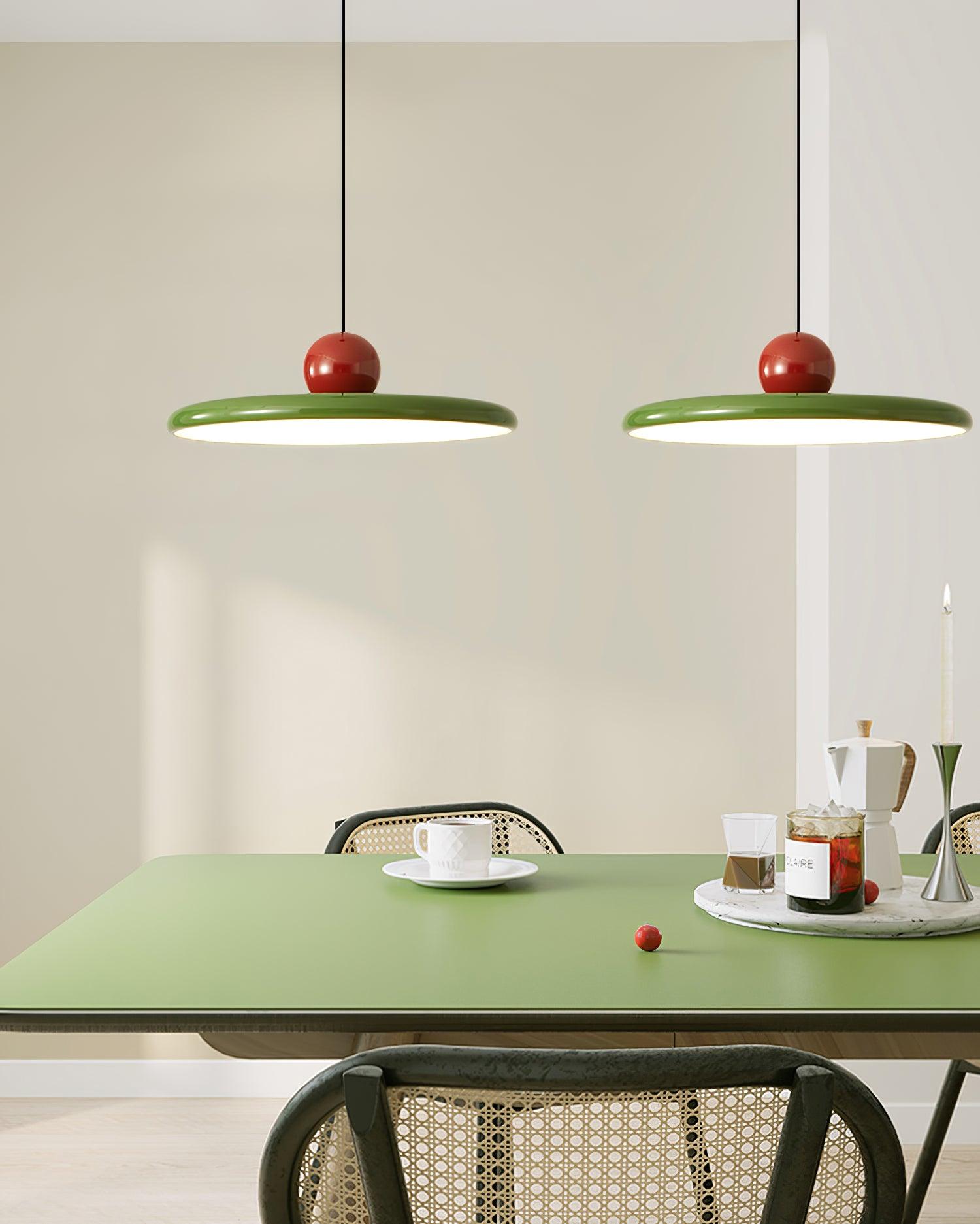 Lampada a sospensione rotonda Ororella