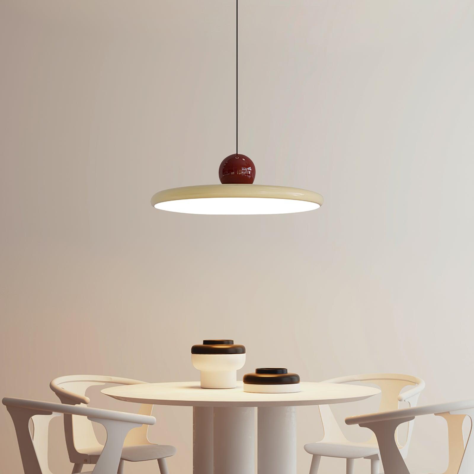Lampada a sospensione rotonda Ororella
