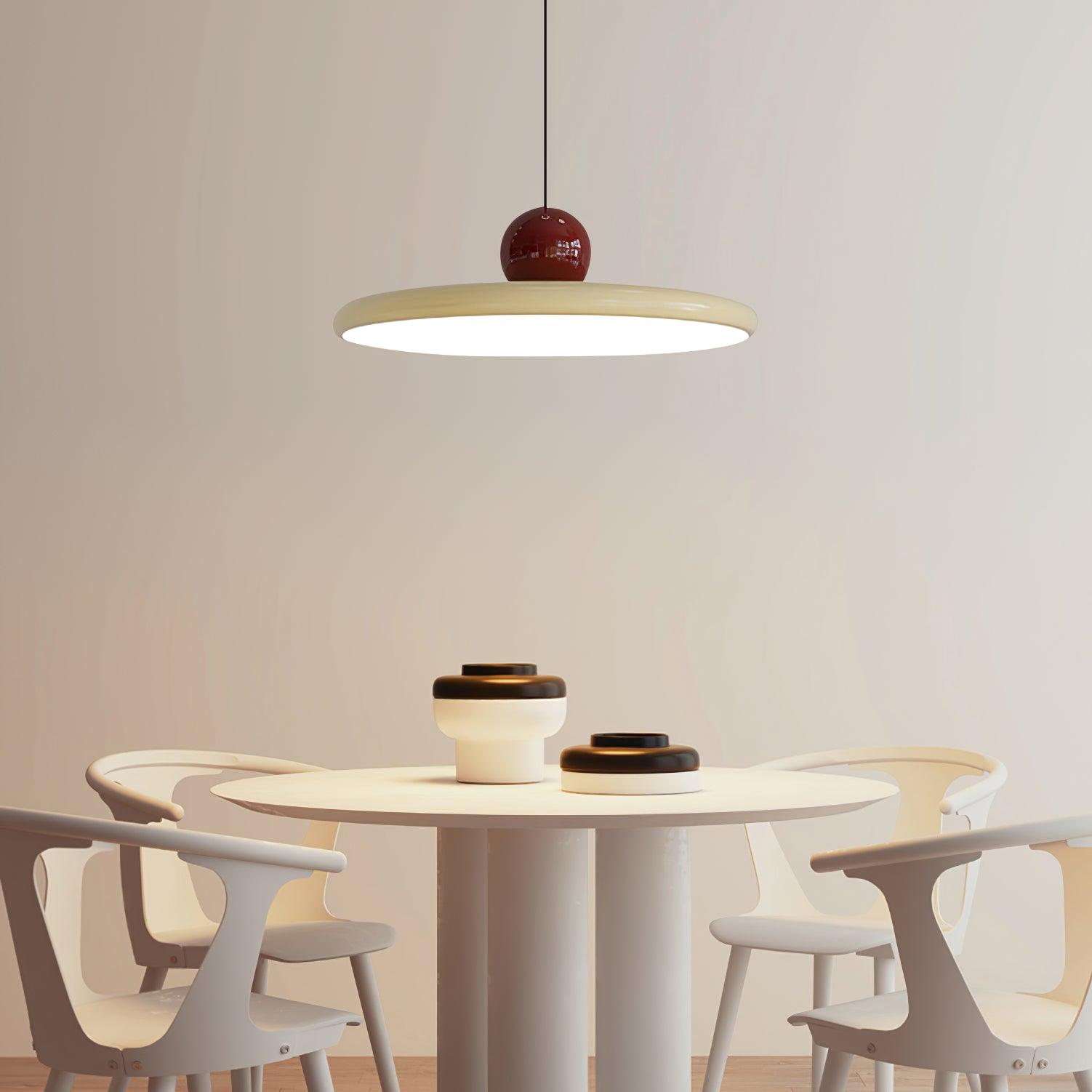 Lampada a sospensione rotonda Ororella