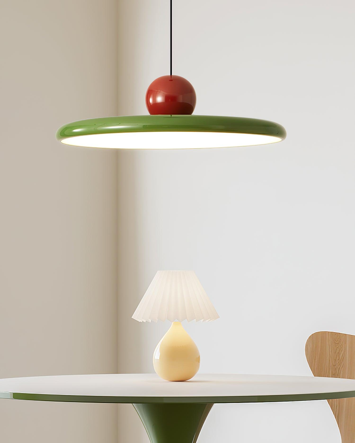 Lampada a sospensione rotonda Ororella
