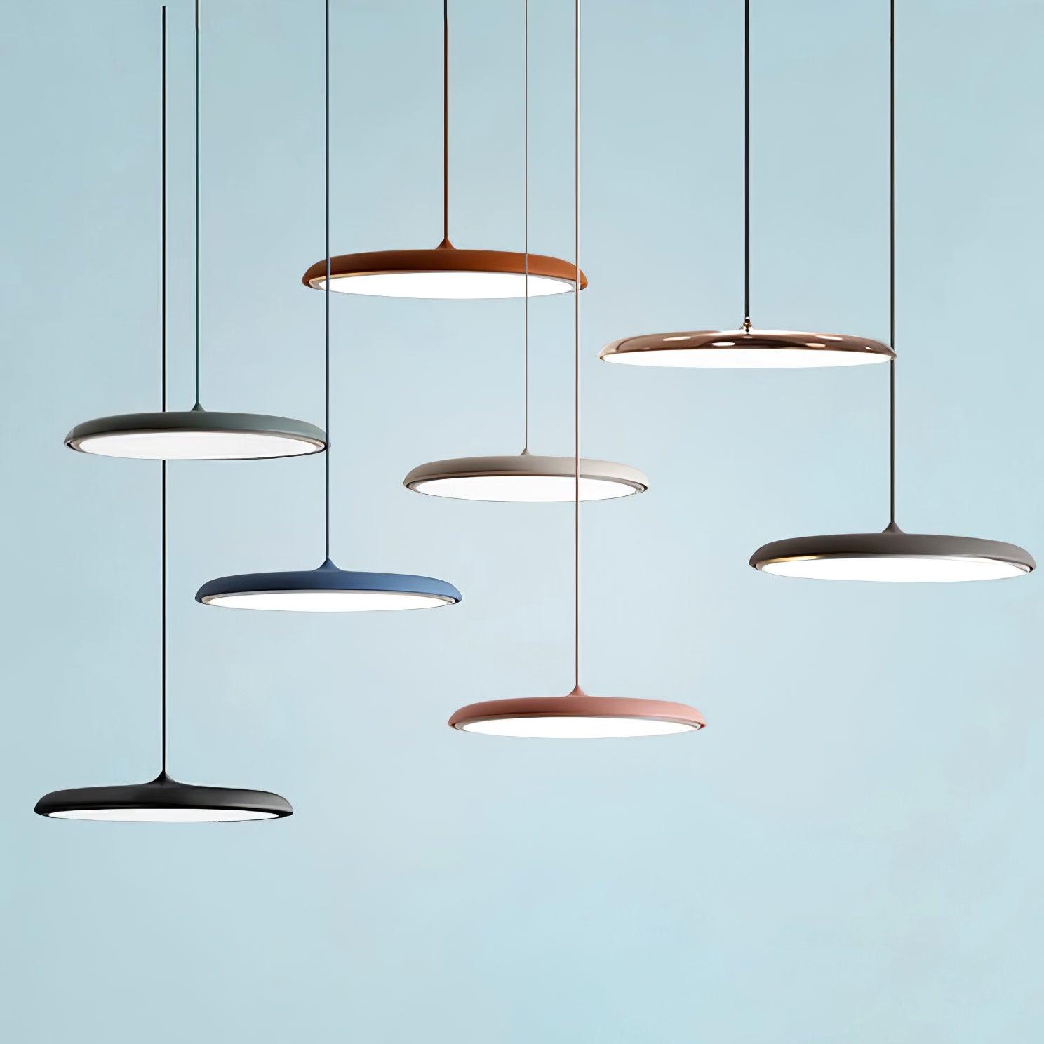Lampada a sospensione rotonda Luciro