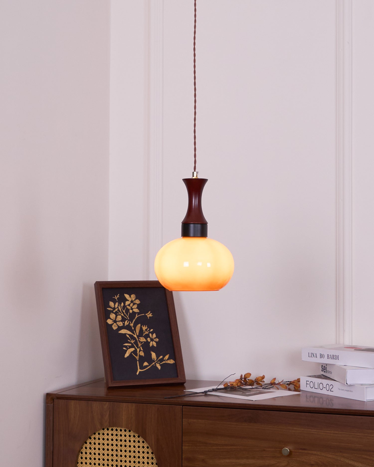 Lampada a sospensione tubolare Calavenzo