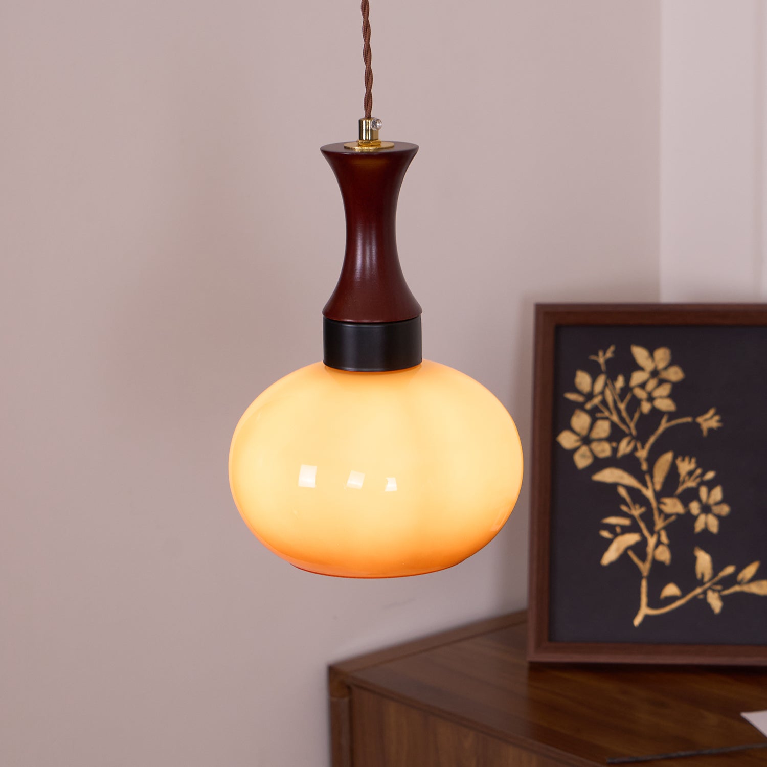 Lampada a sospensione tubolare Calavenzo
