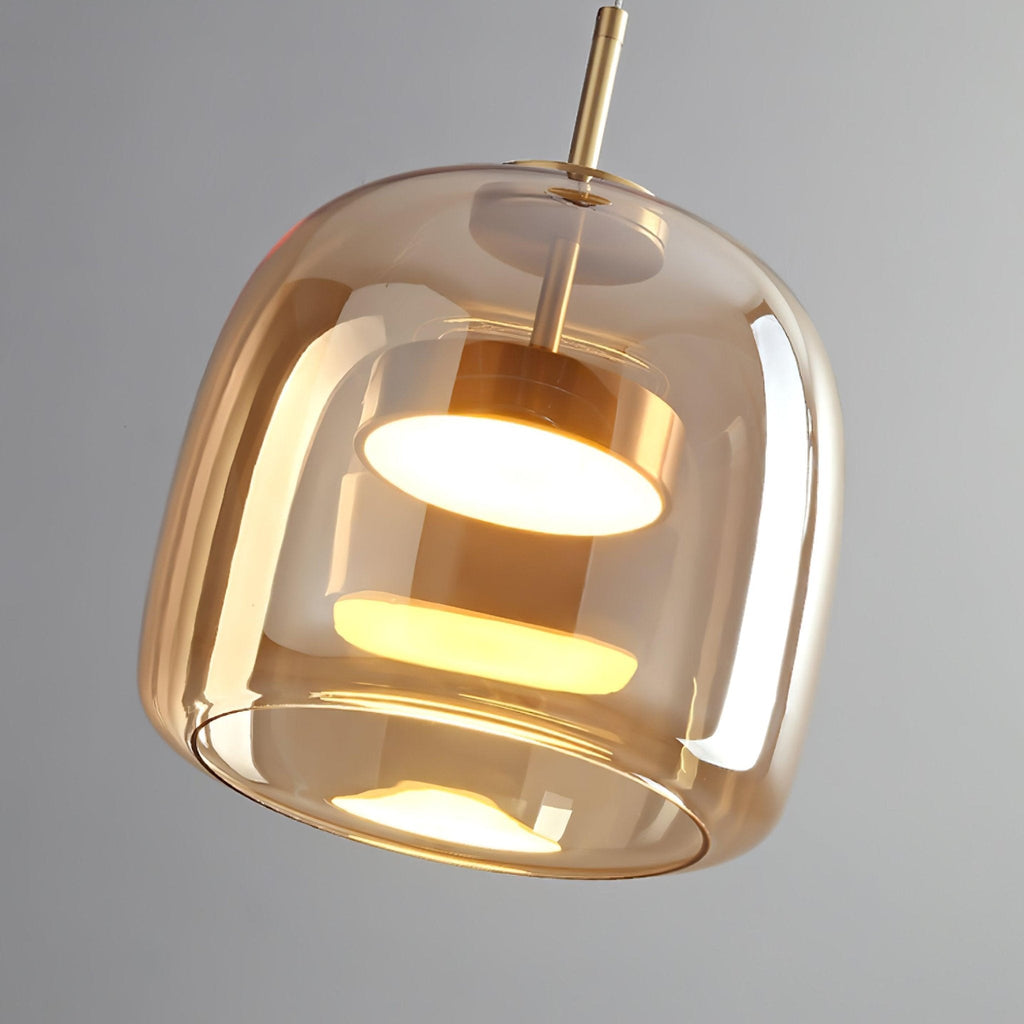 Lampada a sospensione globo Sanmora
