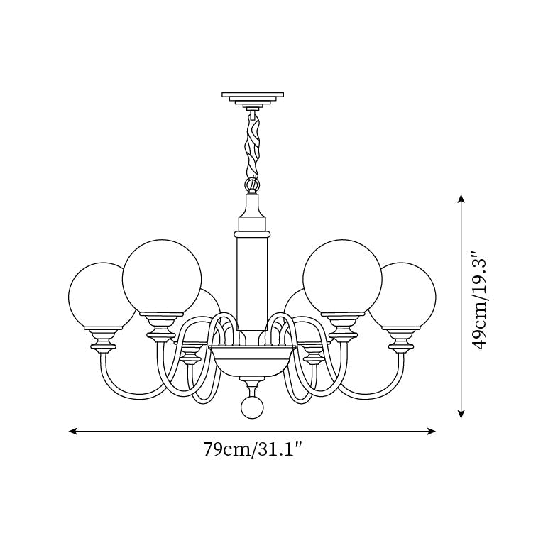 Midas Chandelier – detail 6