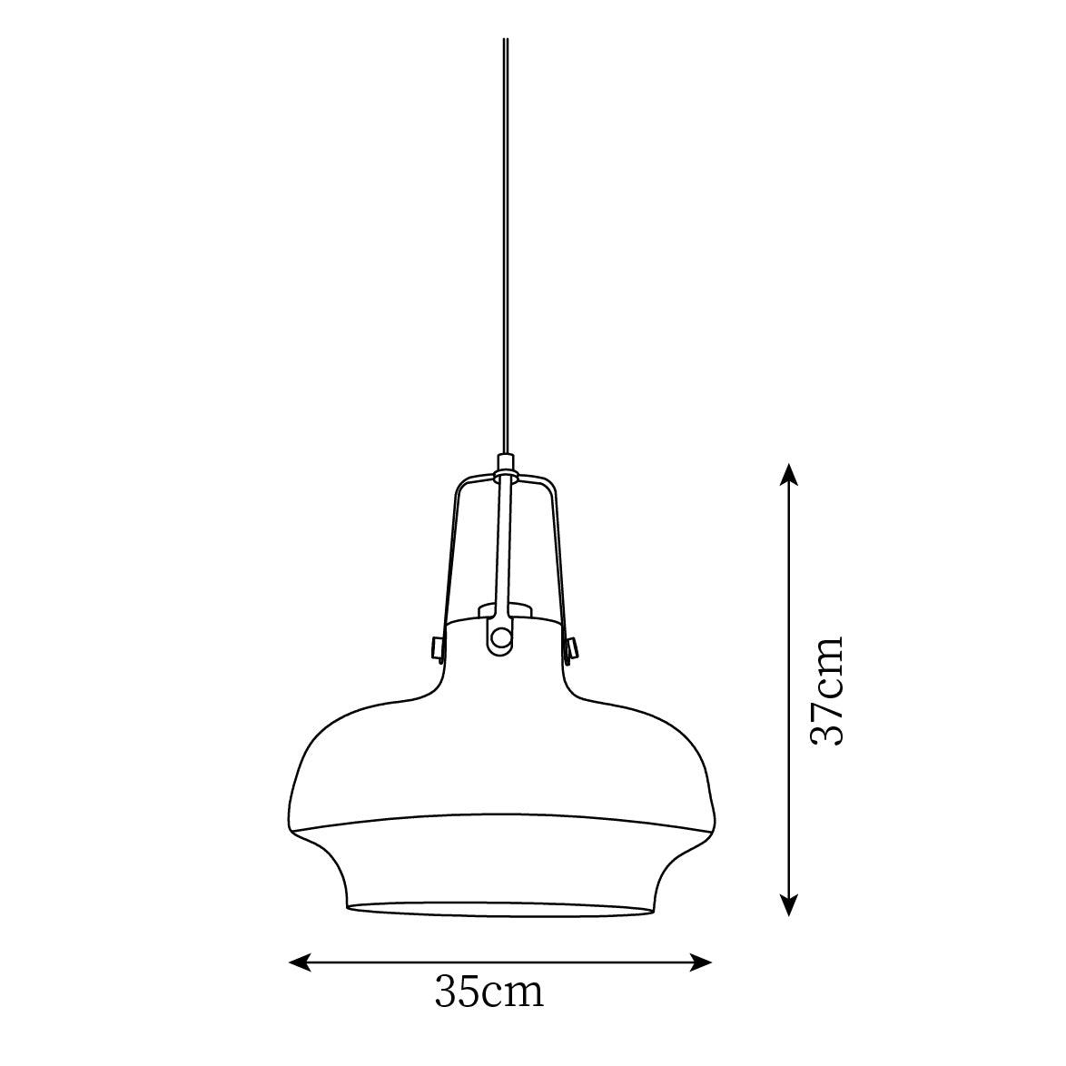 Lampada a sospensione Bauhaus Selvela