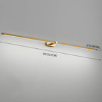 Applique da parete lineare Amovo