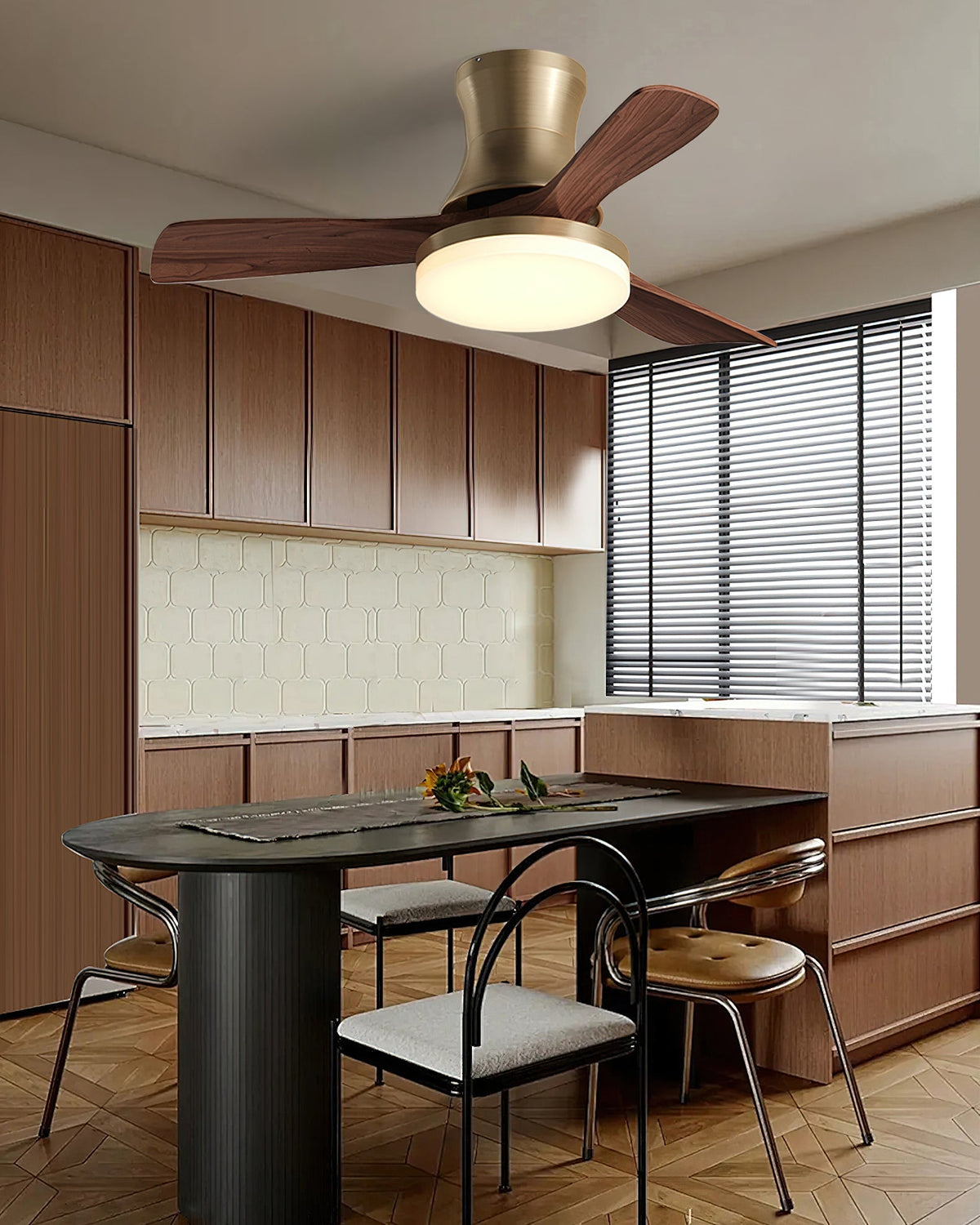 Plafoniera con ventilatore Perarni