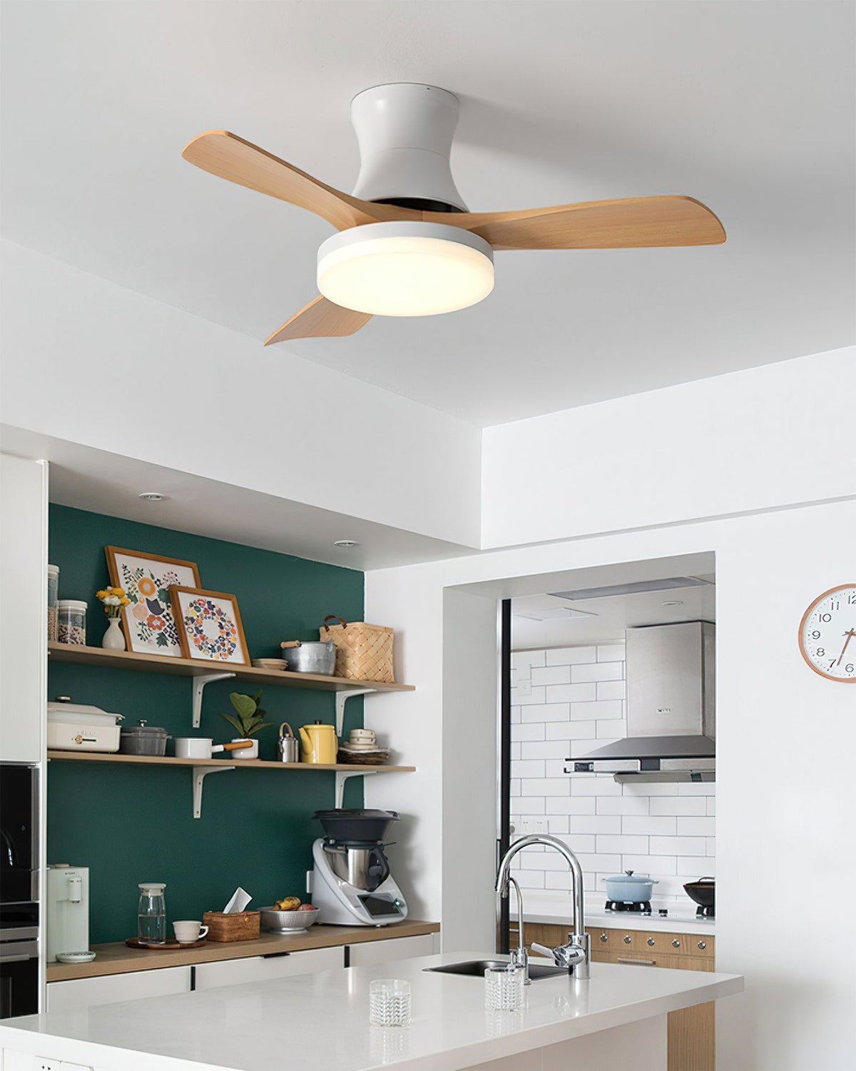 Plafoniera con ventilatore Perarni