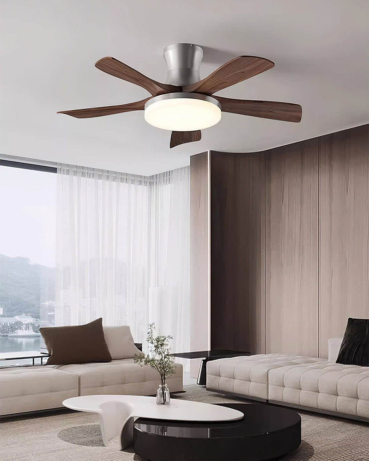 Plafoniera con ventilatore Perarni