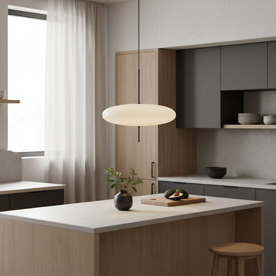 Lampada a sospensione ellittica Chiavvera