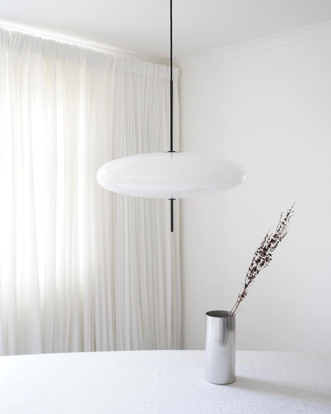 Lampada a sospensione ellittica Chiavvera