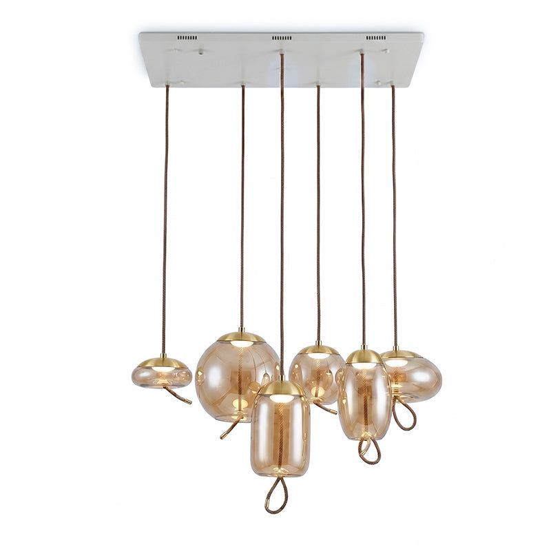 Lampada a sospensione globo Pauivo