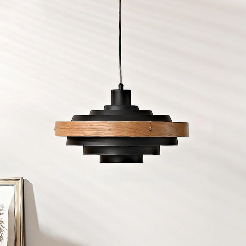 Lampada a sospensione rotonda Rino