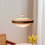 Lampada a sospensione rotonda Rino
